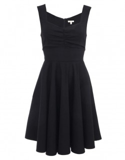Černé šaty se sukní ze 30.let